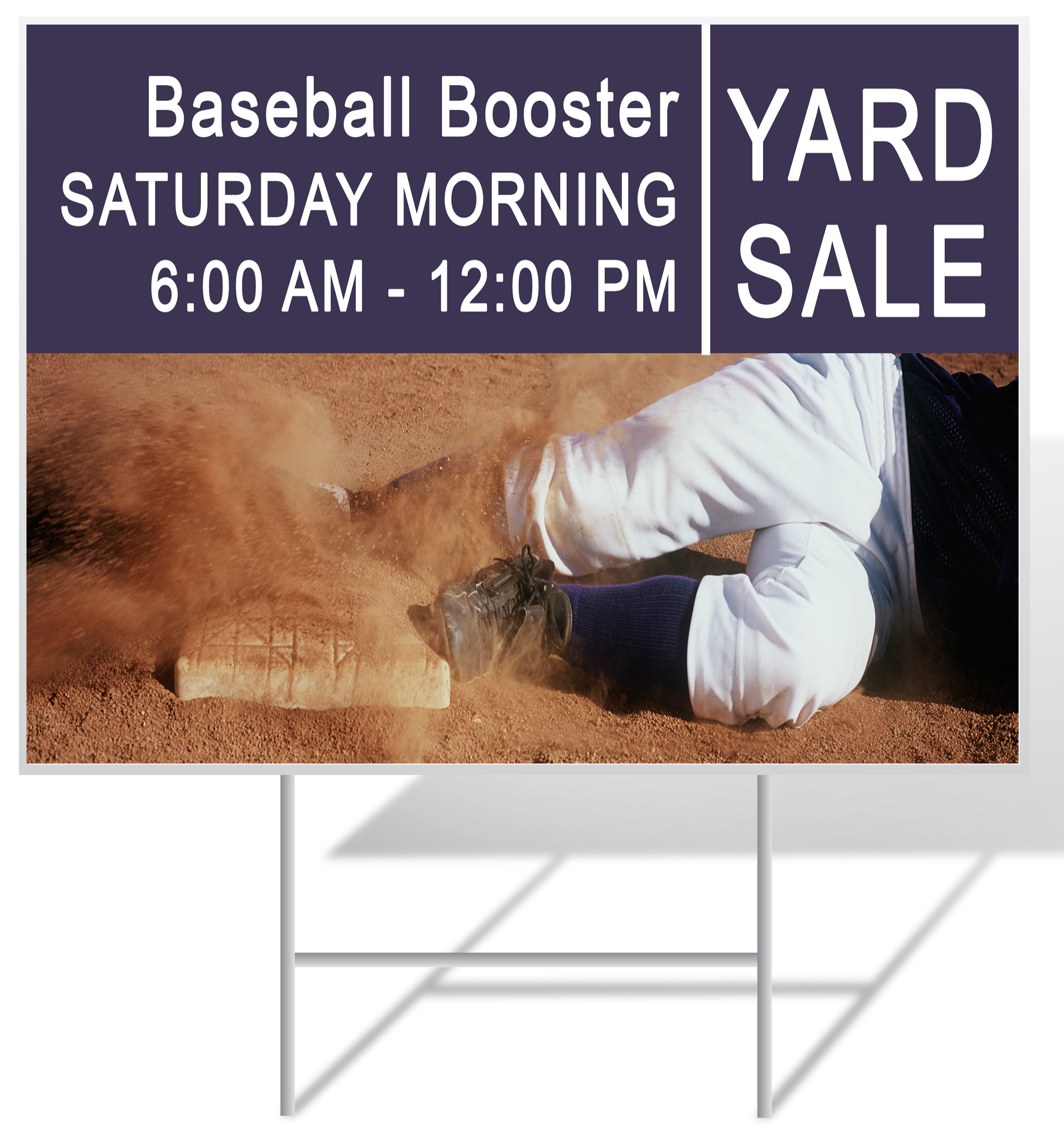 Baseball Lawn Sign Example | LawnSigns.com