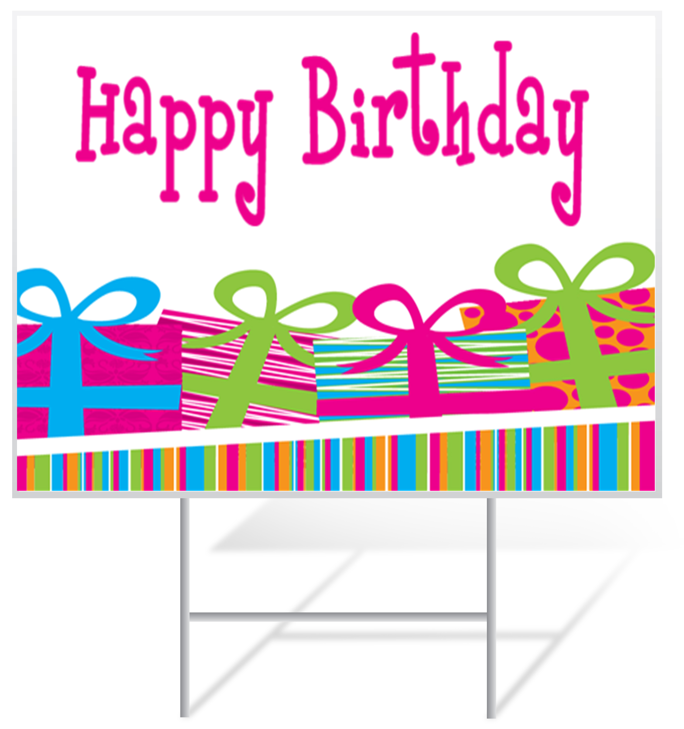 Birthday Lawn Sign Example | LawnSigns.com