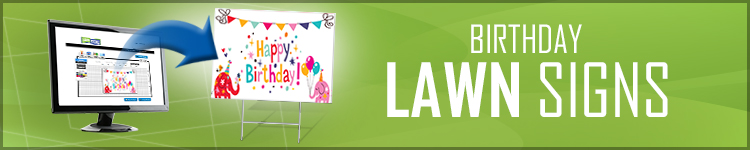 Birthday Lawn Signs | LawnSigns.com