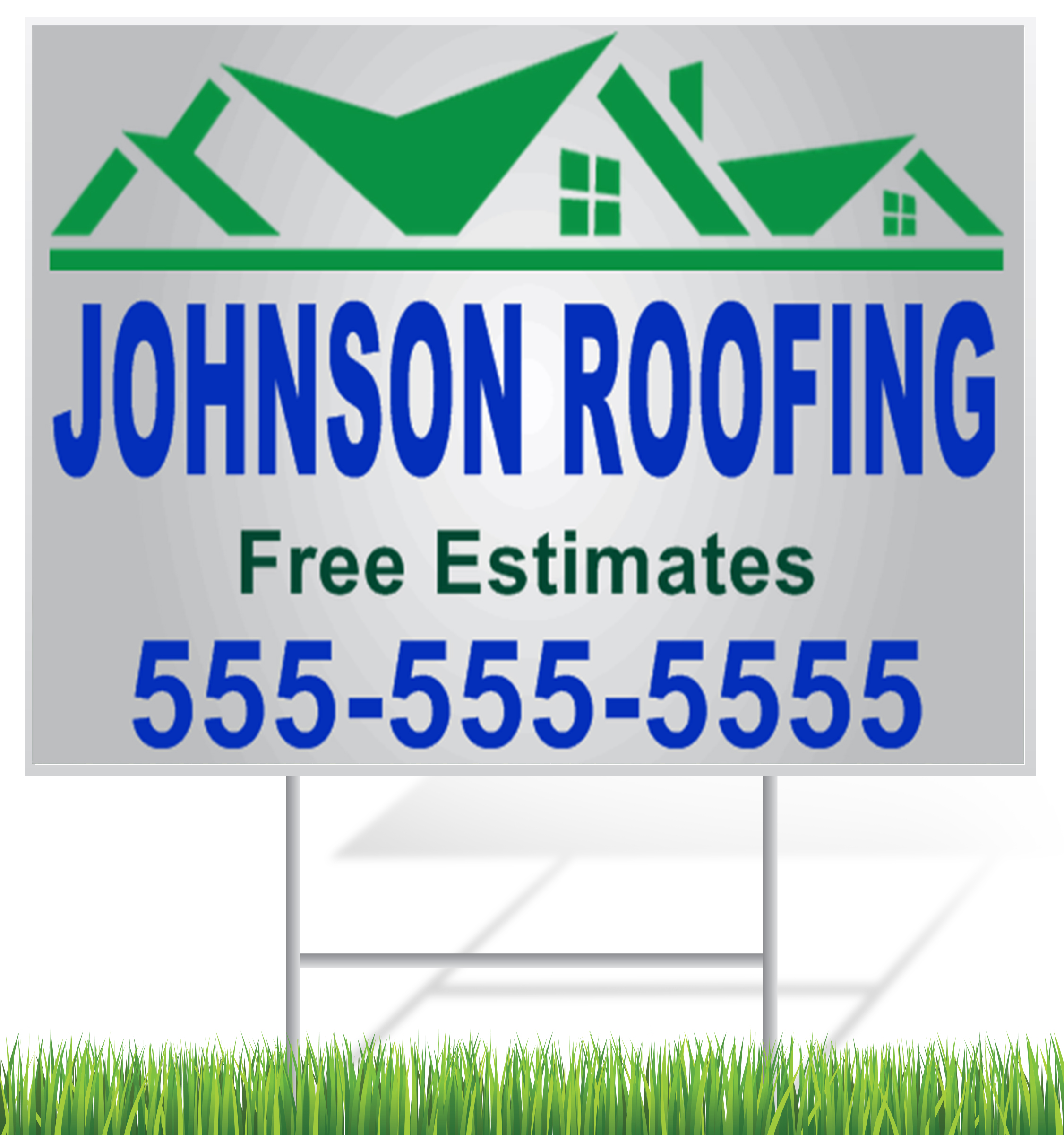 Roofing Contractor Lawn Signs | LawnSigns.com