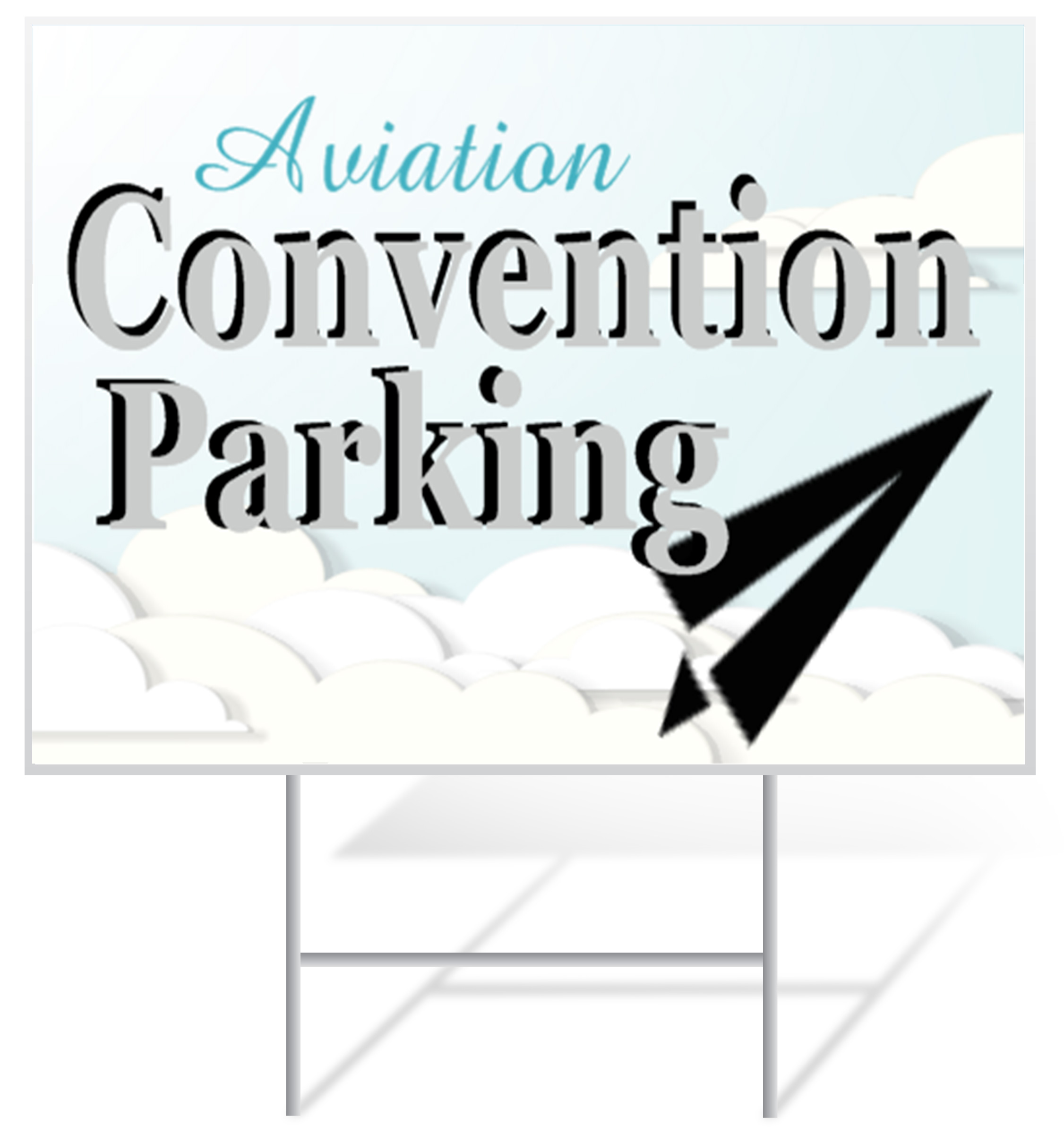 Convention Lawn Sign Example | LawnSigns.com