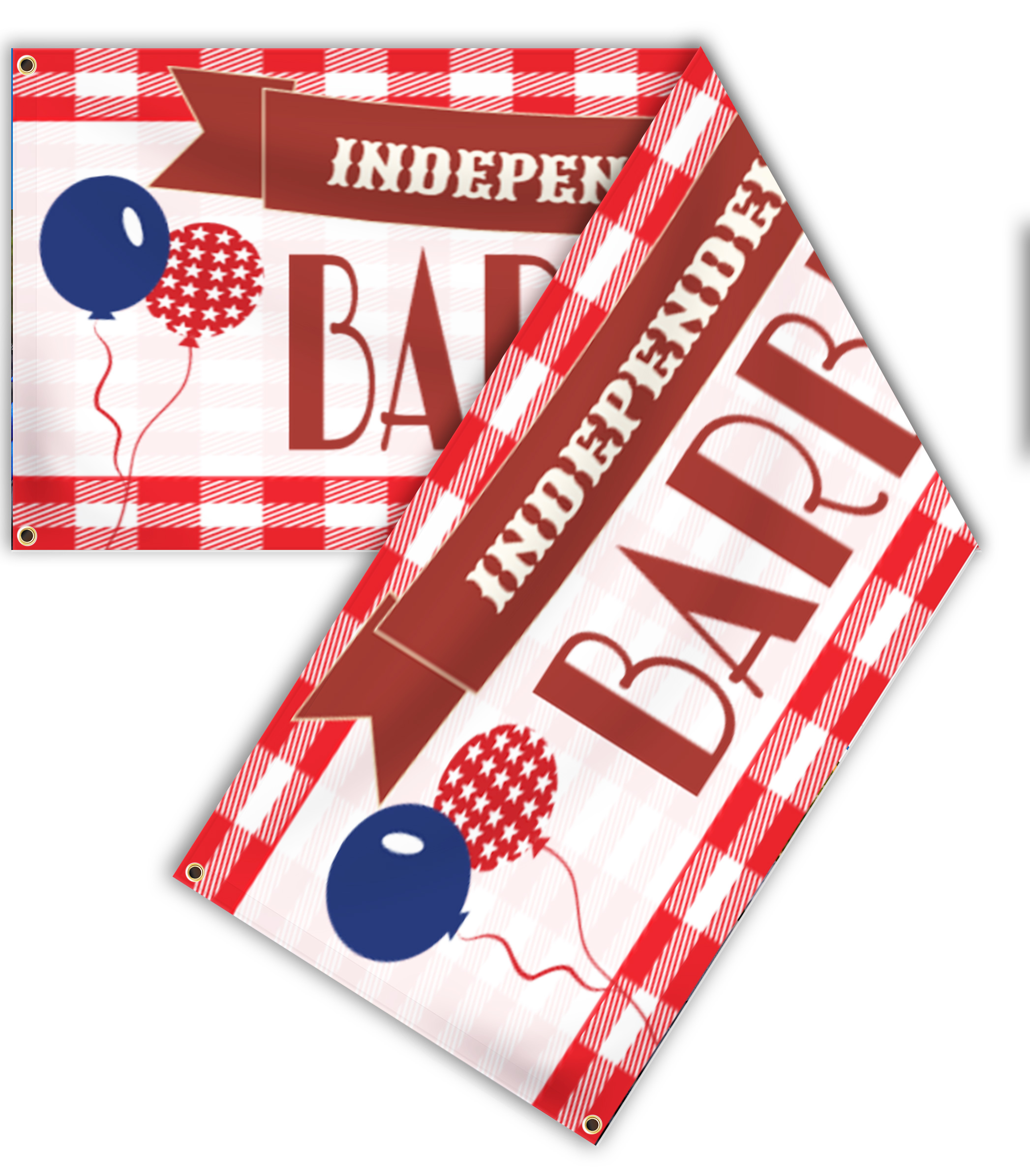 Double Sided Holiday Banners | LawnSigns.com