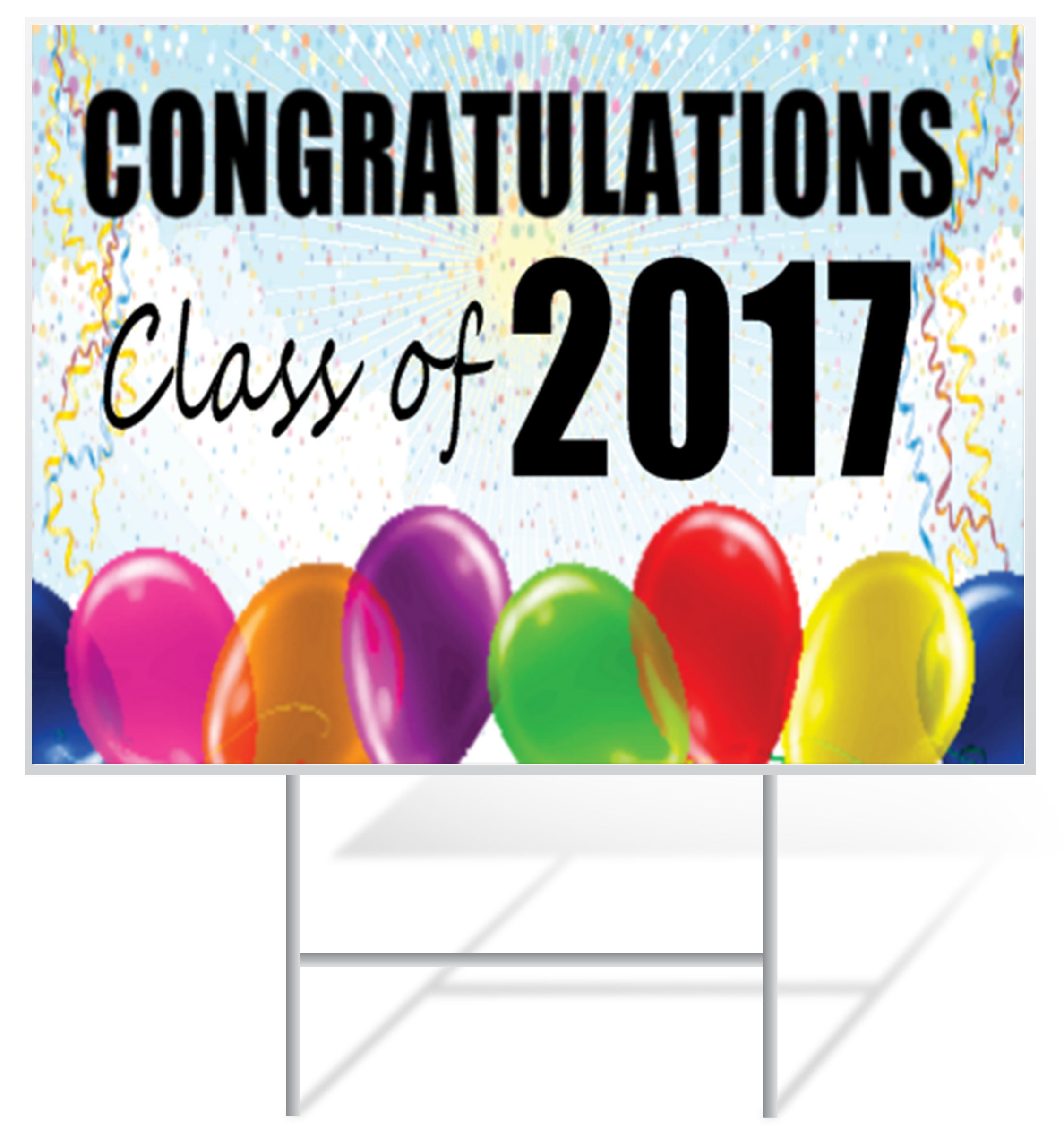 Graduation Lawn Sign Example | LawnSigns.com