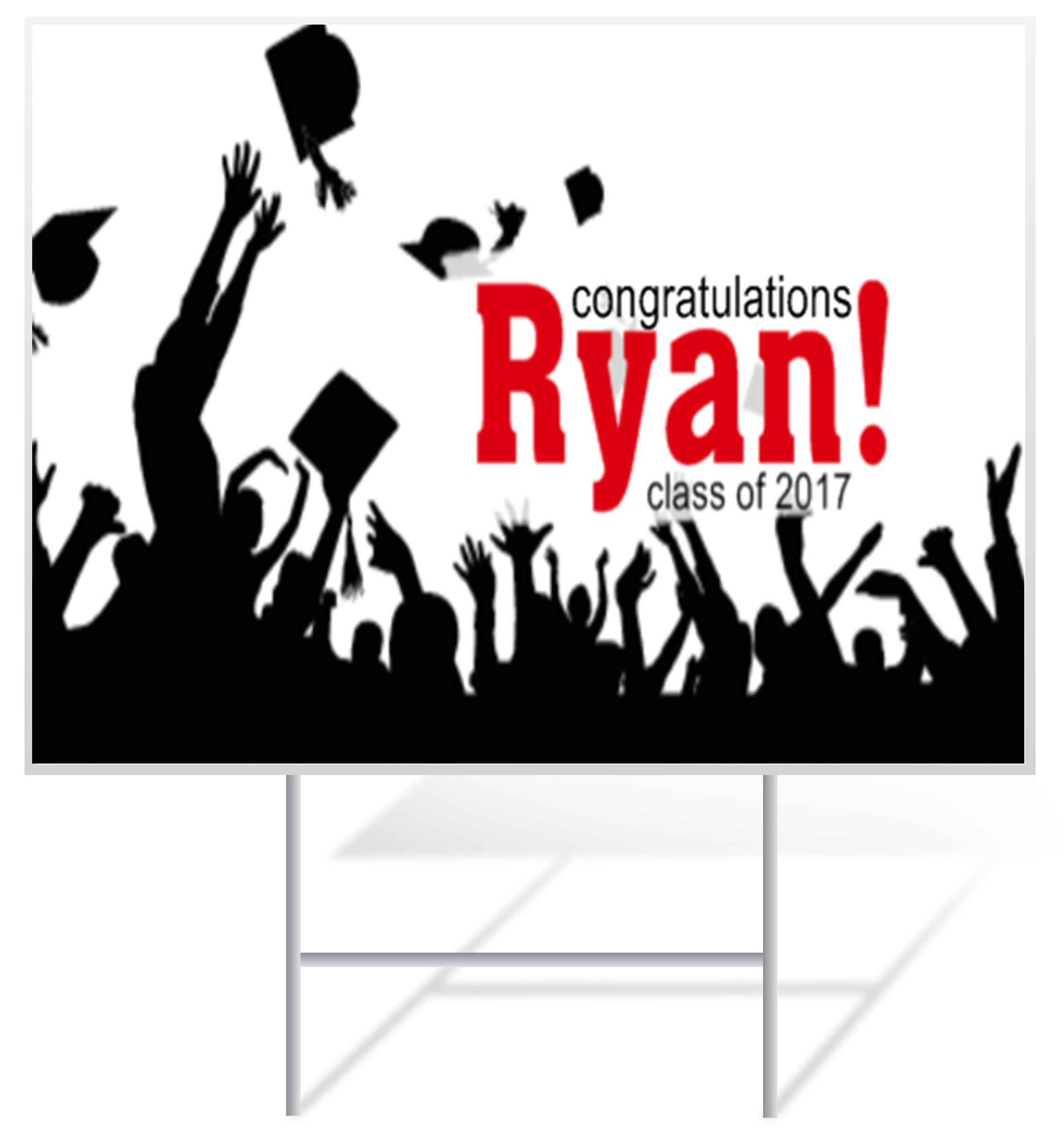 Graduation Lawn Sign Example | LawnSigns.com