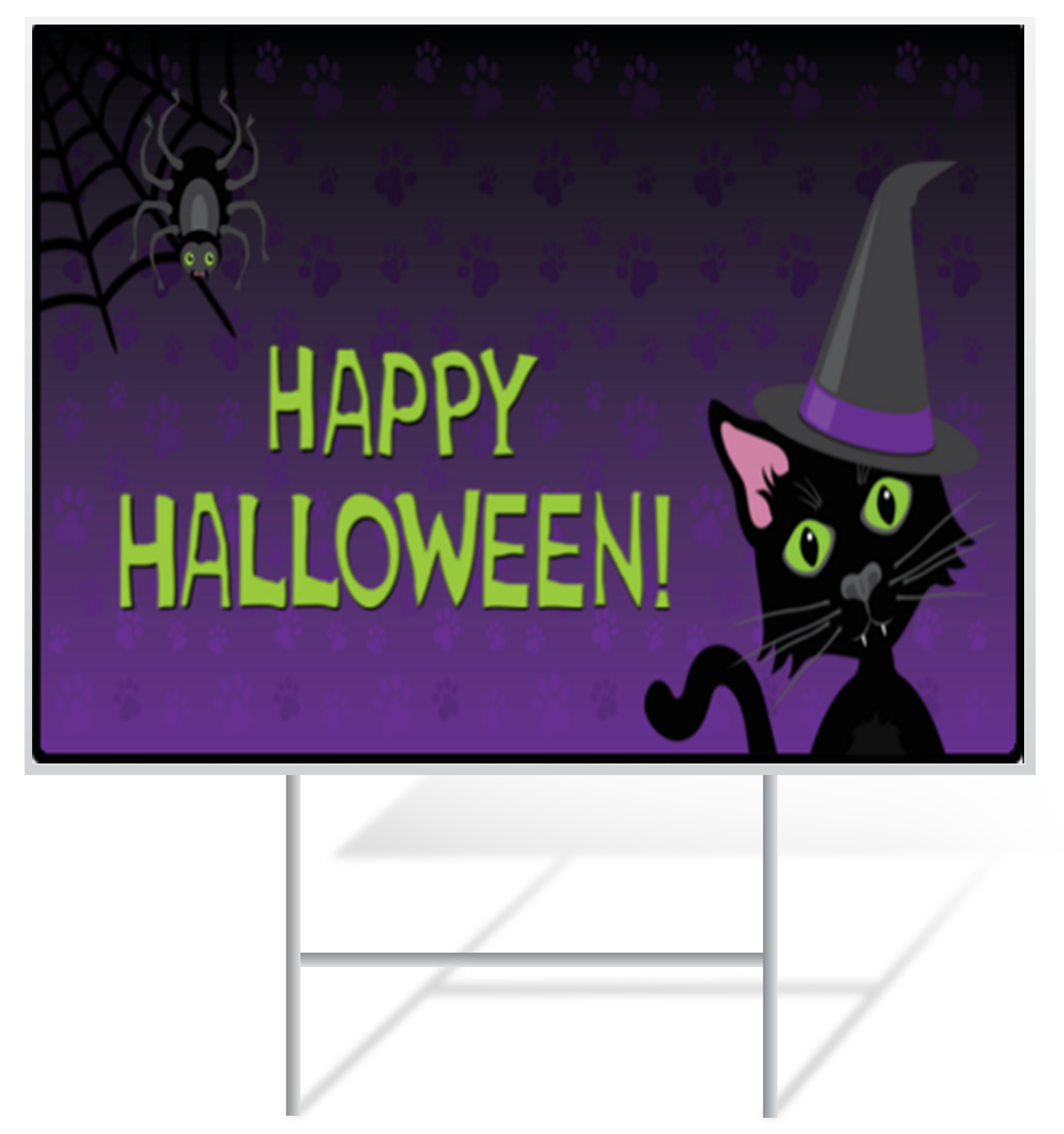 Halloween Lawn Sign Example | LawnSigns.com