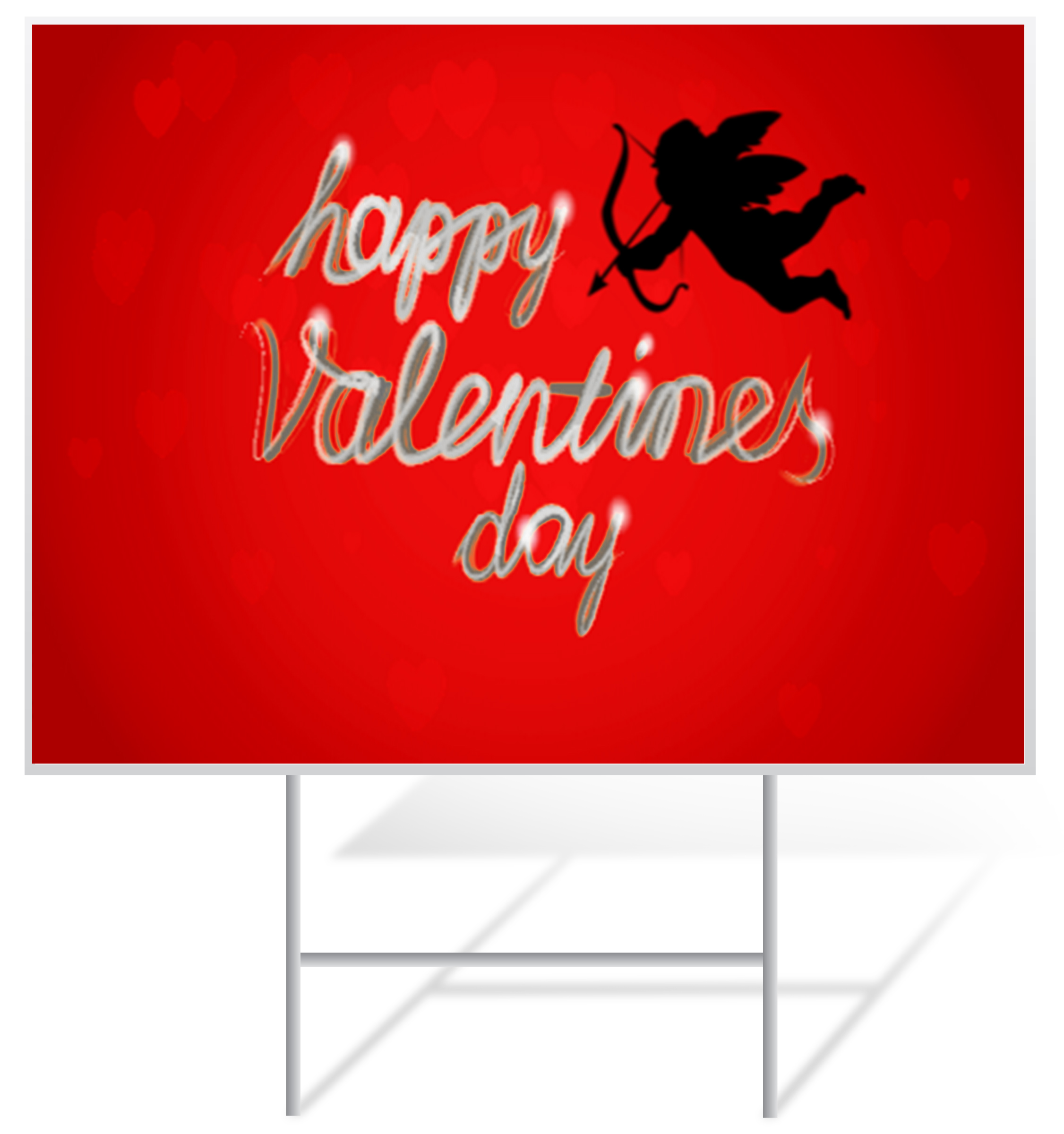 Valentine's Day Lawn Sign Example | LawnSigns.com