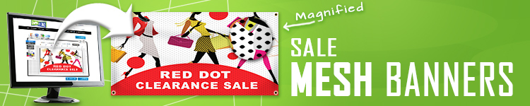 Sale Mesh Banners | LawnSigns.com