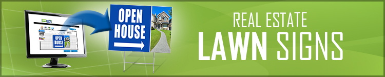 Real Estate Lawn Signs from LawnSigns.com