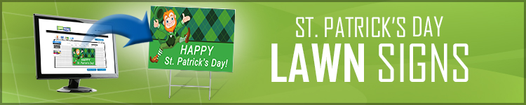 St. Patrick's Day Lawn Signs | LawnSigns.com