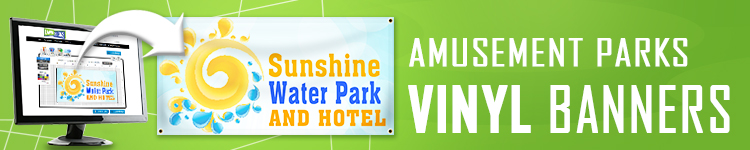 Amusement Park Vinyl Banners | LawnSigns.com