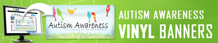 Autism Awareness Vinyl Banners | LawnSigns.com