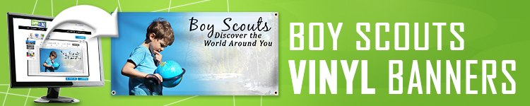 Boy Scout Vinyl Banners | LawnSigns.com