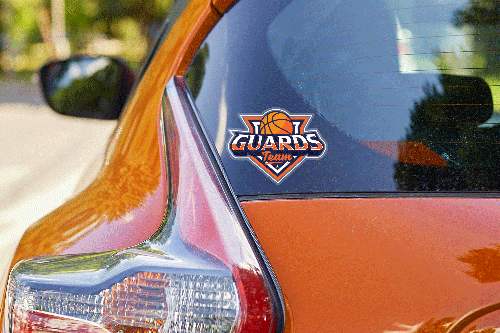 Guards Team Car Window Decal