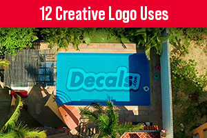 Watery business card with creative logo