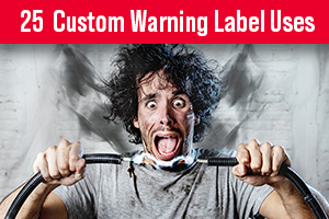 Electricity warning label