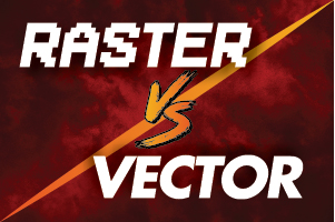 Raster vs vector graphics comparison