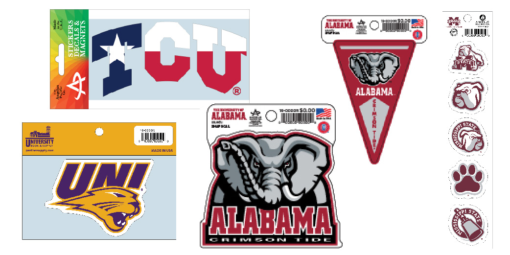 Collegiate Decals