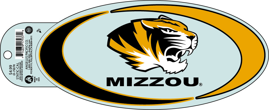 University of Missouri Oval Swish Design Decal