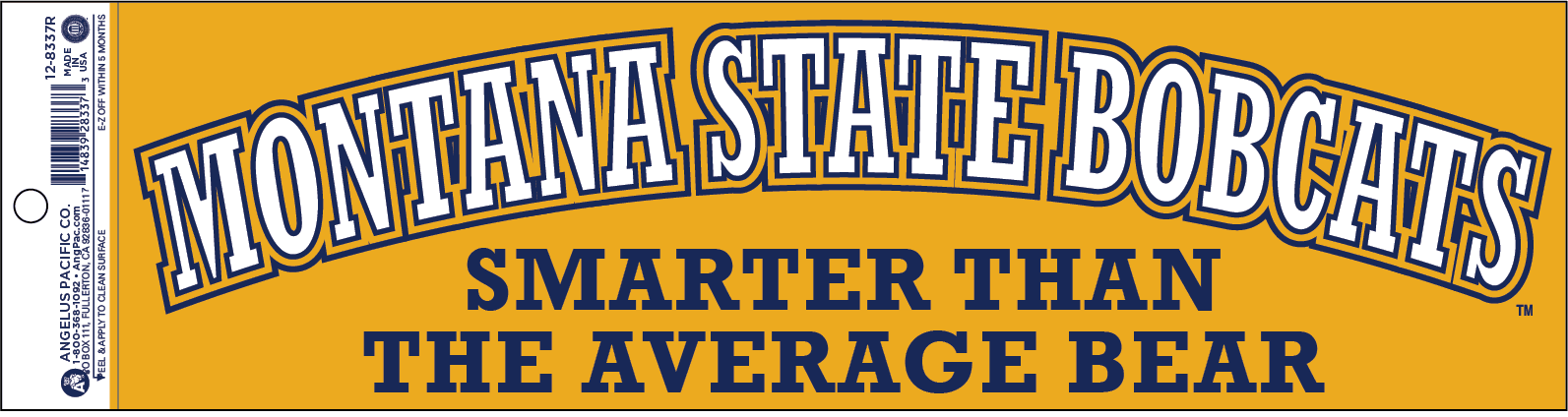 Montana State Large Bumper Sticker