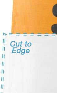 Cut to Edge Banner