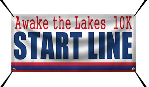 Custom 10K Start Line Banner Example | Wholesalebannerz.com