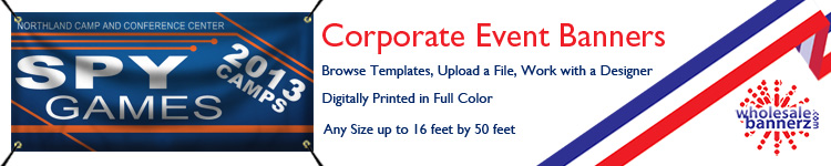 Custom Corporate Event Banners from Wholesalebannerz.com