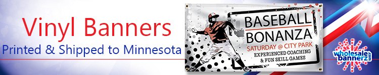 Vinyl Banners for Minnesota | Wholesalebannerz.com