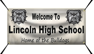 Custom High School Banner Example | Wholesalebannerz.com