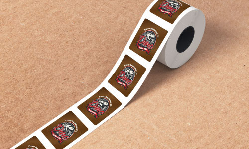 Rectangle Waterproof Product Roll Labels