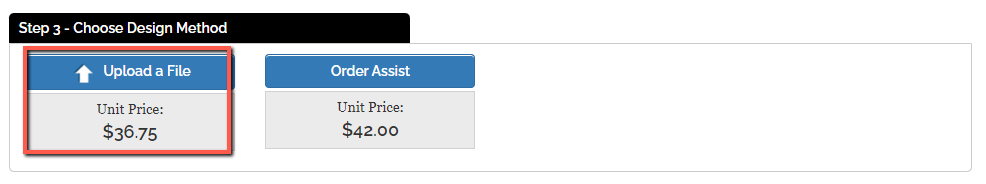 Step Three: Choose Design Method  