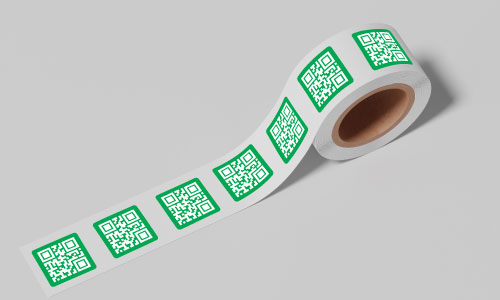 Square Roll Labels;