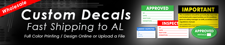 Wholesale Custom Decals for Alabama | Digital Print Solutions