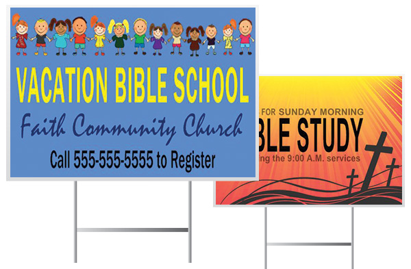 Wholesale Church Yard Signs | Digital Print Solutions