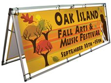 Large Outdoor  Banner Frame