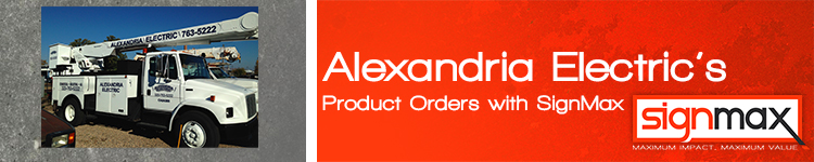 Custom Signage for Alexandria Electric