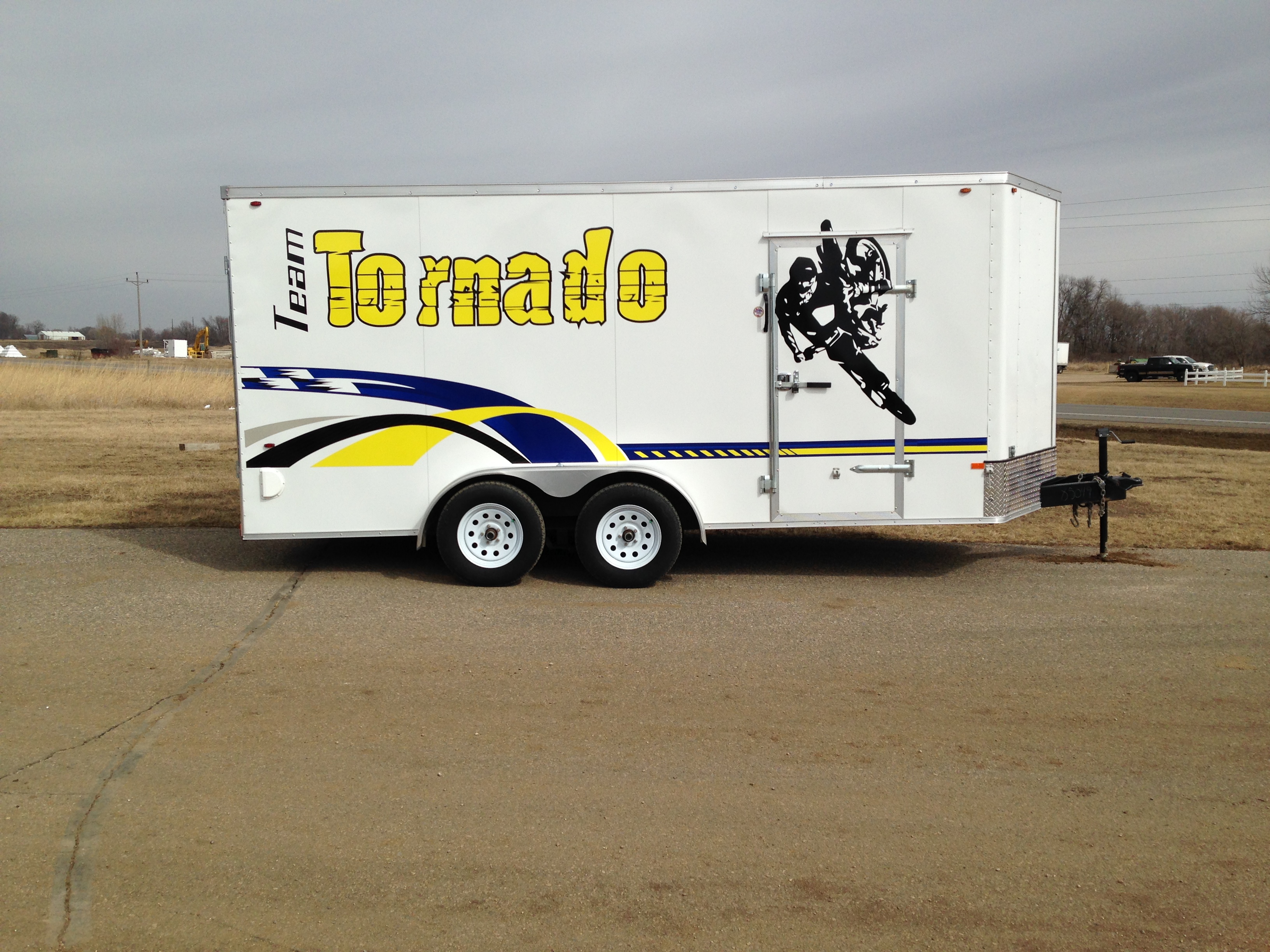 Custom Electric Company Trailer Wrap from Signmax