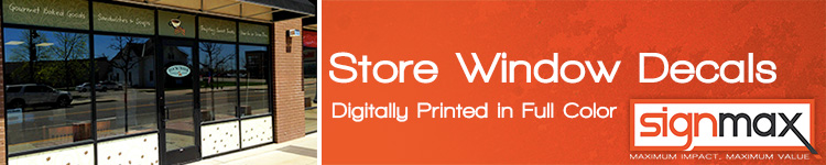 Store Window Decals | Signmax.com