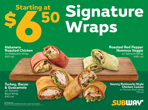 $6.50 Signature Wraps Panel Insert