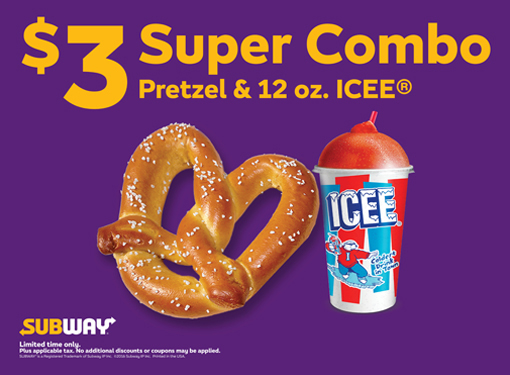 Icee Pretzel Super Combo Panel Insert