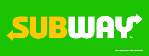 Subway Logo on Green Banner