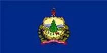 Sticker: State Flag - Vermont (1.5in x 3in)