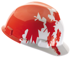 Patriotic Canadian Hard Hat