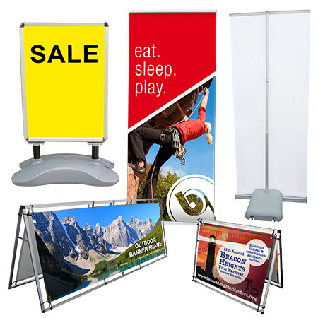 Outdoor Banner Stands