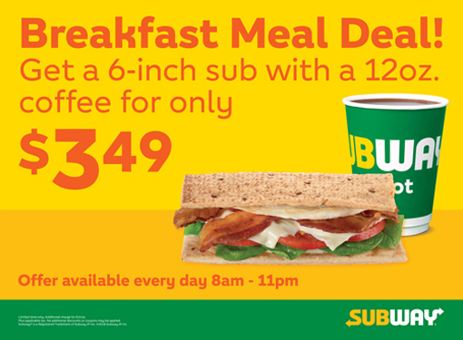 Breakfast Meal Deal 01 Picket Sign