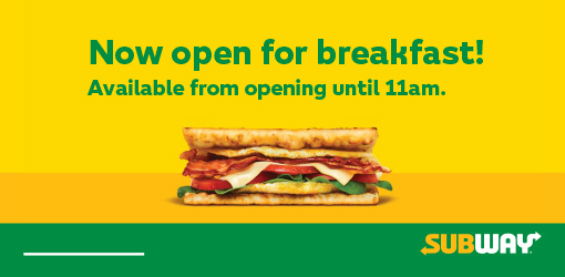 Open for Breakfast Banner