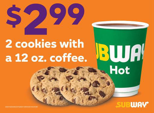 $2.99 Cookies and Coffee Picket Sign