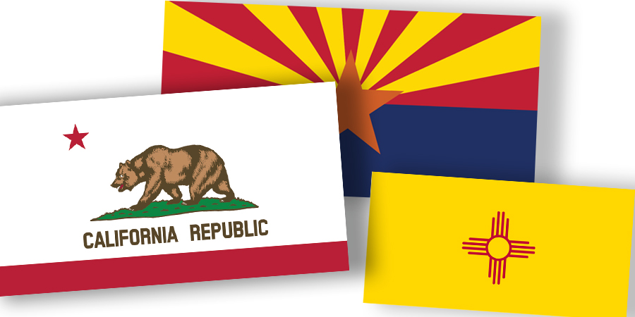 Stickers: State Flags (1.5in x 3in)