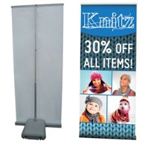 Outdoor Retractable Banner Display 78x31