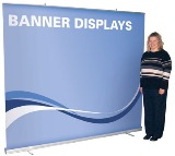 Jumbo Wide Retractor with 78x94 Banner