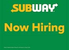 Subway Now Hiring 01 Picket Sign